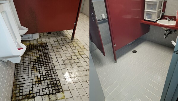 Before & After Restroom Deep Cleaning in Allentown, PA (1)